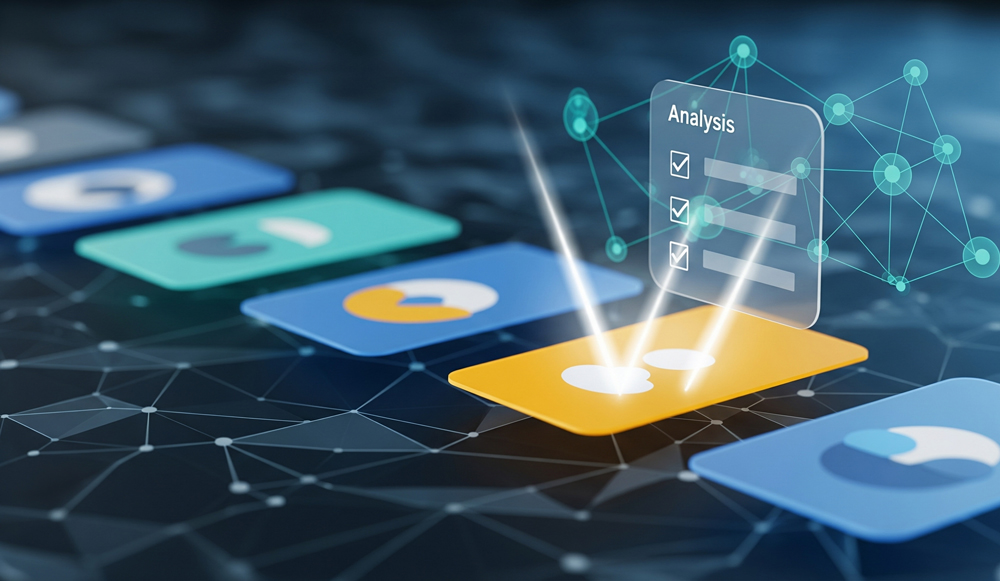 Bir dizüstü bilgisayarda uygulama geliştirme şirketlerini araştıran kişi